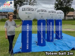 totens ball infláveis promocionais operação lei seca detran rj